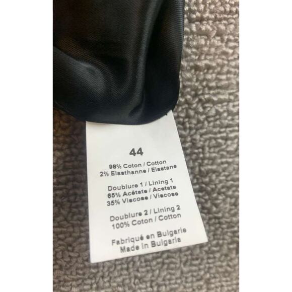 Sonia by Sonia Rykiel Womens Size 44 Blue Velvet A Line Mini Skirt Patch Pockets - Picture 4 of 7